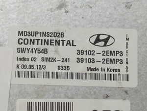 2011-2013 Hyundai Elantra PCM Engine Control Computer ECU ECM PCU OEM P/N:39103-2EMP3 39102-2EMP3 Fits Fits 2011 2012 2013 OEM Used Auto Parts