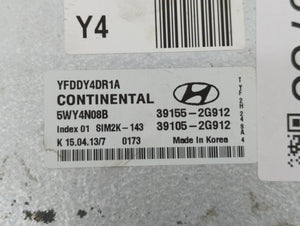 2011-2015 Hyundai Sonata PCM Engine Control Computer ECU ECM PCU OEM P/N:39155-2G910 39105-2G910 Fits OEM Used Auto Parts