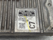 2015 Toyota Camry PCM Engine Control Computer ECU ECM PCU OEM P/N:89661-06T20 89661-06T21 Fits OEM Used Auto Parts