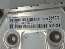 2015 Fiat 500 PCM Engine Control Computer ECU ECM PCU OEM P/N:P05192356AH P05192356AG, P68086287AE, P05192356AE Fits OEM Used Auto Parts