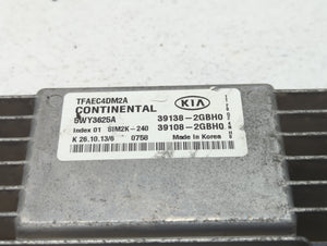 2014-2015 Kia Optima PCM Engine Control Computer ECU ECM PCU OEM P/N:39138-2GBH0 39108-2GBH0 Fits Fits 2014 2015 OEM Used Auto Parts