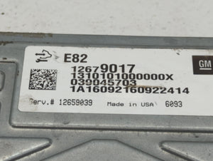 2017-2020 Cadillac Xt5 PCM Engine Control Computer ECU ECM PCU OEM P/N:12679017 12686474 Fits OEM Used Auto Parts