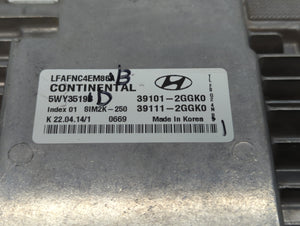 2015-2017 Hyundai Sonata PCM Engine Control Computer ECU ECM PCU OEM P/N:39111-2GGK0 39101-2GGK0 Fits Fits 2015 2016 2017 OEM Used Auto Parts