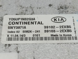 2015 Kia Forte PCM Engine Control Computer ECU ECM PCU OEM P/N:39101-2EXB5 Fits OEM Used Auto Parts