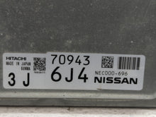 2013 Nissan Murano PCM Engine Control Computer ECU ECM PCU OEM P/N:NEC003-690 NEC000-696 Fits OEM Used Auto Parts