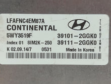 2015-2017 Hyundai Sonata PCM Engine Control Computer ECU ECM PCU OEM P/N:39111-2GGL3 39101-2GGL3 Fits Fits 2015 2016 2017 OEM Used Auto Parts