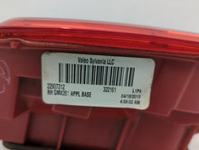 2013-2016 Chevrolet Malibu Tail Light Assembly Passenger Right OEM P/N:22907312 22871116 Fits Fits 2013 2014 2015 2016 OEM Used Auto Parts