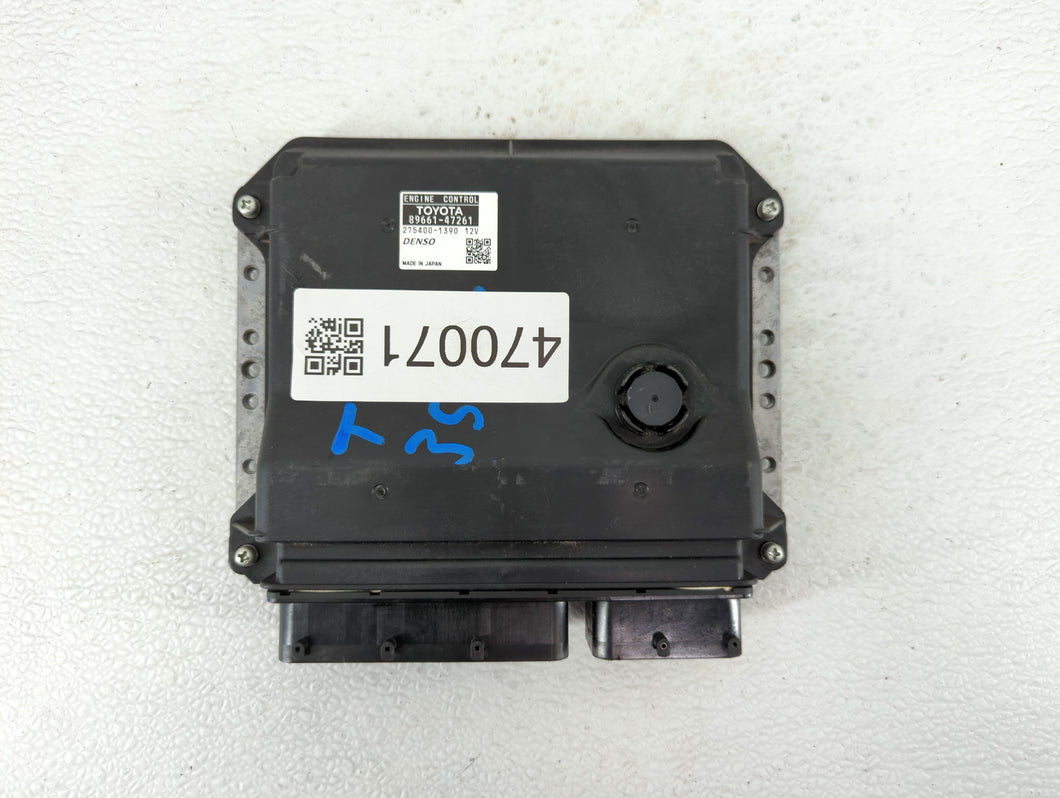 2010 Toyota Prius PCM Engine Control Computer ECU ECM PCU OEM P/N:89661-47261 89661-47262 Fits OEM Used Auto Parts