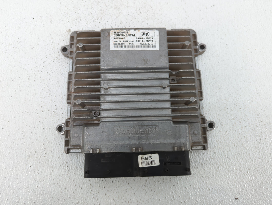 2011-2014 Hyundai Sonata PCM Engine Control Computer ECU ECM PCU OEM P/N:39111-2G661 39101-2G661 Fits Fits 2011 2012 2013 2014 OEM Used Auto Parts