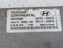 2011-2014 Hyundai Sonata PCM Engine Control Computer ECU ECM PCU OEM P/N:39111-2G661 39101-2G661 Fits Fits 2011 2012 2013 2014 OEM Used Auto Parts