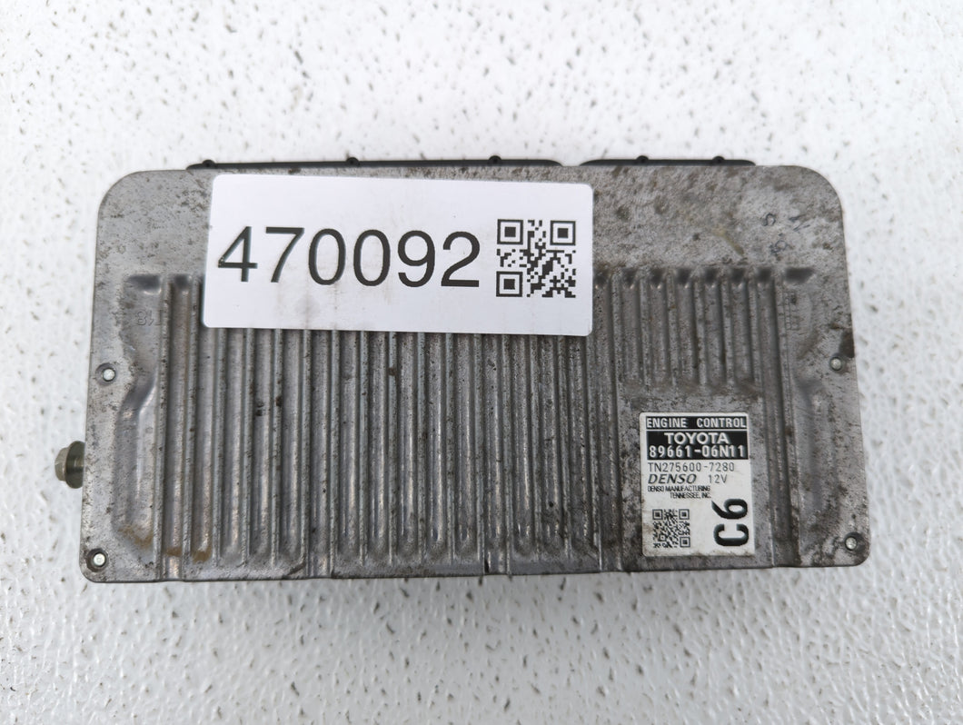 2015 Toyota Camry PCM Engine Control Computer ECU ECM PCU OEM P/N:89661-06N10 89661-06N11 Fits OEM Used Auto Parts