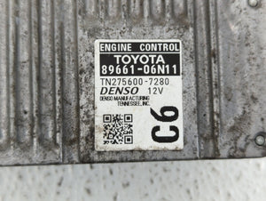 2015 Toyota Camry PCM Engine Control Computer ECU ECM PCU OEM P/N:89661-06N10 89661-06N11 Fits OEM Used Auto Parts