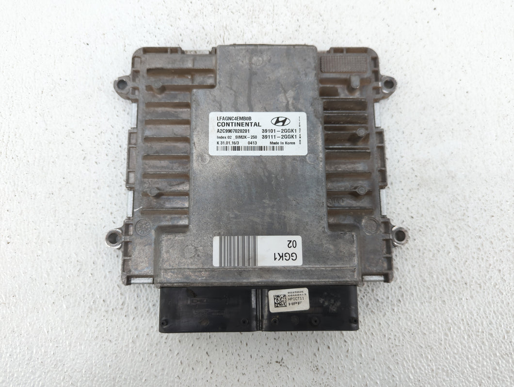 2015-2017 Hyundai Sonata PCM Engine Control Computer ECU ECM PCU OEM P/N:39111-2GGL3 39101-2GGL3 Fits Fits 2015 2016 2017 OEM Used Auto Parts