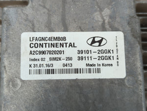 2015-2017 Hyundai Sonata PCM Engine Control Computer ECU ECM PCU OEM P/N:39111-2GGL3 39101-2GGL3 Fits Fits 2015 2016 2017 OEM Used Auto Parts