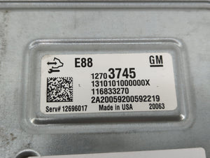 2020-2021 Chevrolet Malibu PCM Engine Control Computer ECU ECM PCU OEM P/N:12703745 12717886, 12696017 Fits Fits 2020 2021 2022 OEM Used Auto Parts