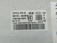 2012-2014 Hyundai Azera PCM Engine Control Computer ECU ECM PCU OEM P/N:39110-3CHN1 39110-3CHN2 Fits Fits 2012 2013 2014 OEM Used Auto Parts