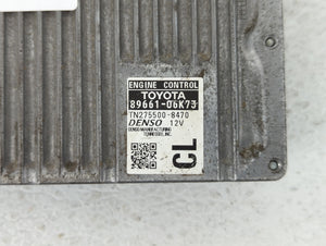 2012-2014 Toyota Camry PCM Engine Control Computer ECU ECM PCU OEM P/N:89661-06K73 89661-06K63 Fits Fits 2012 2013 2014 OEM Used Auto Parts