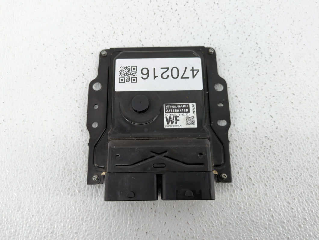 2017 Subaru Outback PCM Engine Control Computer ECU ECM PCU OEM P/N:22765AK48A 22765AK48D, 22765AK48B, 22765AK48C Fits OEM Used Auto Parts