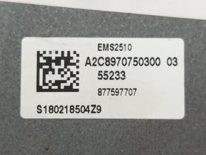 2017-2019 Ford Escape PCM Engine Control Computer ECU ECM PCU OEM P/N:HJ5A-12A650-MA FV6A-12B684-AB Fits Fits 2017 2018 2019 OEM Used Auto Parts