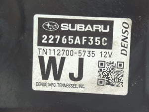 2015 Subaru Legacy PCM Engine Control Computer ECU ECM PCU OEM P/N:22765AF35C 22765AF35A, 22765AF36A, 22765AF36C, 22765AF35B Fits OEM Used Auto Parts