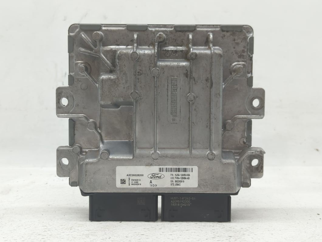 2017-2019 Ford Escape PCM Engine Control Computer ECU ECM PCU OEM P/N:HJ5A-12A650-MA FV6A-12B684-AB Fits Fits 2017 2018 2019 OEM Used Auto Parts