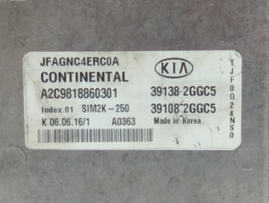 2016-2018 Kia Optima PCM Engine Control Computer ECU ECM PCU OEM P/N:39138-2GGC5 Fits Fits 2016 2017 2018 OEM Used Auto Parts