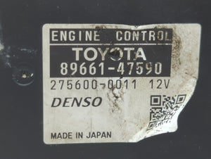 2015 Toyota Prius PCM Engine Control Computer ECU ECM PCU OEM P/N:89661-47590 89661-47591 Fits OEM Used Auto Parts