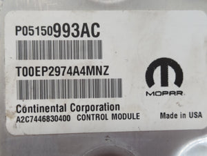 2015 Chrysler 200 PCM Engine Control Computer ECU ECM PCU OEM P/N:P68102888AG P68102888AC, P05150993AC, P68102888AF Fits OEM Used Auto Parts