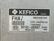 2016 Kia Soul PCM Engine Control Computer ECU ECM PCU OEM P/N:39133-2EHA7 Fits OEM Used Auto Parts