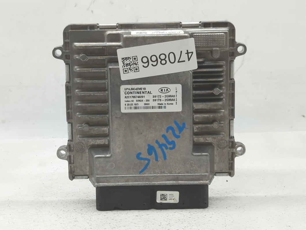 2019-2020 Kia Sorento PCM Engine Control Computer ECU ECM PCU OEM P/N:39173-2GMA0 39172-2GMA0, 39199-2G051 Fits Fits 2019 2020 OEM Used Auto Parts