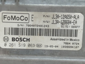 2018-2020 Ford F-150 PCM Engine Control Computer ECU ECM PCU OEM P/N:JL3A-12B684-EA JL3A-12A650-ALA Fits Fits 2018 2019 2020 OEM Used Auto Parts