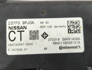 2018 Nissan Pathfinder PCM Engine Control Computer ECU ECM PCU OEM P/N:23750 9PJ1A 237F0 9PJ0A Fits Fits 2019 2020 OEM Used Auto Parts