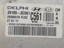 2010-2012 Hyundai Santa Fe PCM Engine Control Computer ECU ECM PCU OEM P/N:39109-3C561 39109-3C562 Fits Fits 2010 2011 2012 OEM Used Auto Parts