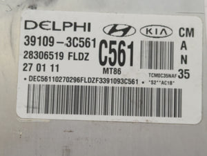 2010-2012 Hyundai Santa Fe PCM Engine Control Computer ECU ECM PCU OEM P/N:39109-3C561 39109-3C562 Fits Fits 2010 2011 2012 OEM Used Auto Parts