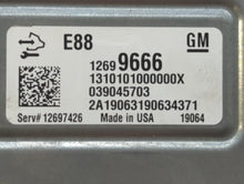 2018-2019 Chevrolet Malibu PCM Engine Control Computer ECU ECM PCU OEM P/N:12699666 12697426, 12680194 Fits Fits 2018 2019 OEM Used Auto Parts