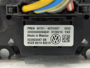 2015-2018 Volkswagen Jetta Climate Control Module Temperature AC/Heater Replacement P/N:5C0820047DA 5C1 819 045 Fits OEM Used Auto Parts