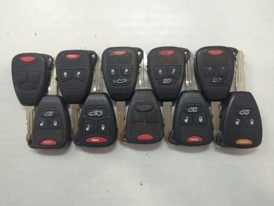 Lot of 10 Aftermarket Dodge/chrysler/jeep/ram Keyless Entry Remote Fob