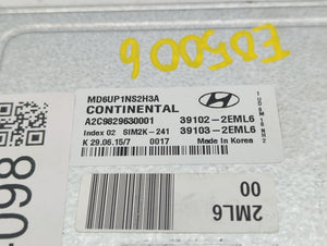 2014-2016 Hyundai Elantra PCM Engine Control Computer ECU ECM PCU OEM P/N:39103-2EML6 39102-2EML6 Fits Fits 2014 2015 2016 OEM Used Auto Parts