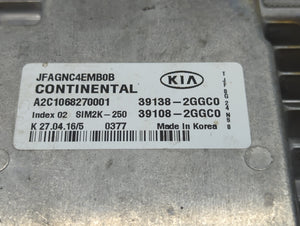 2016-2018 Kia Optima PCM Engine Control Computer ECU ECM PCU OEM P/N:39108-2GGC2 39138-2GGC2, 39108-2GGC0 Fits Fits 2016 2017 2018 OEM Used Auto Parts