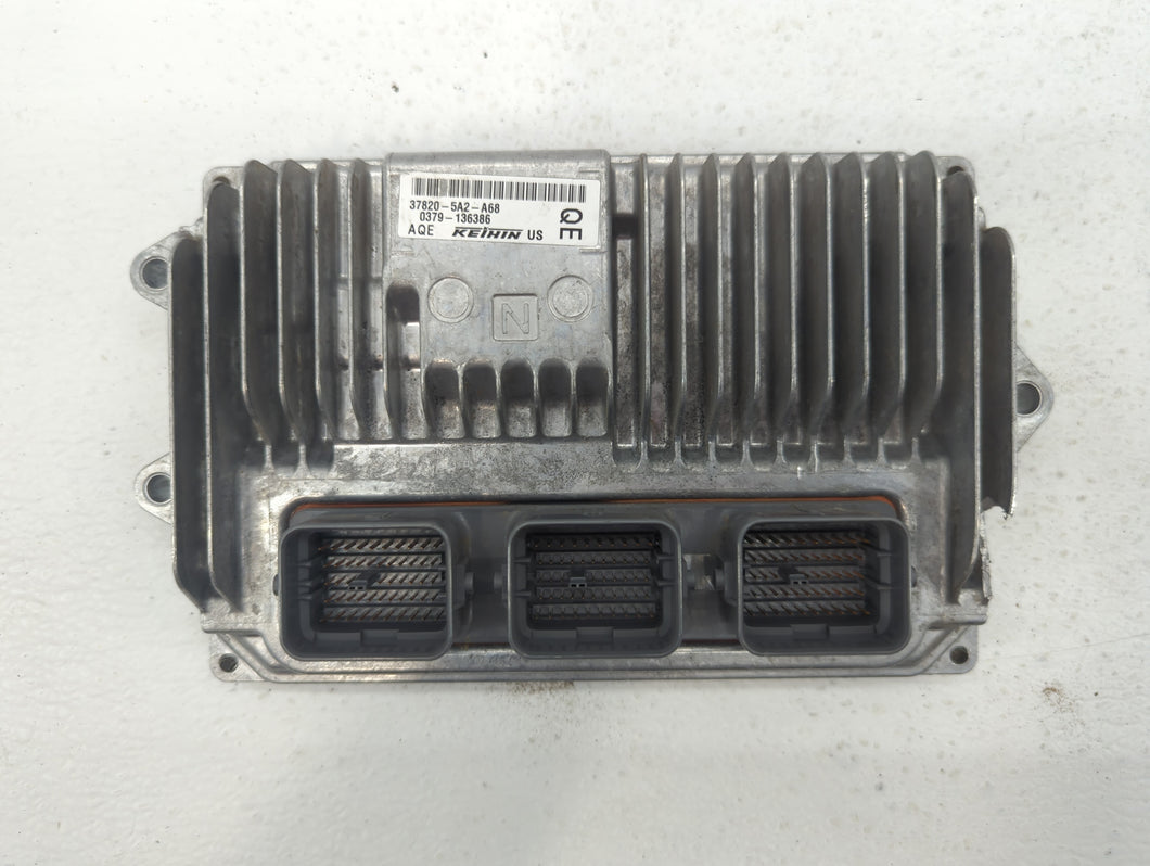 2013 Honda Accord PCM Engine Control Computer ECU ECM PCU OEM P/N:37820-5A2-A68 37820-5A2-A41 Fits OEM Used Auto Parts