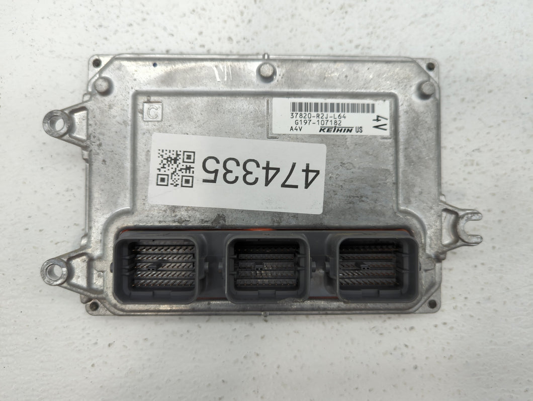 2014-2015 Honda Civic PCM Engine Control Computer ECU ECM PCU OEM P/N:37820-R2J-L65 37820-R2J-L64 Fits Fits 2014 2015 OEM Used Auto Parts