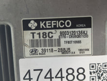 2013 Hyundai Veloster PCM Engine Control Computer ECU ECM PCU OEM P/N:39118-2BBJ5 Fits OEM Used Auto Parts