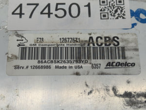 2017-2021 Buick Encore PCM Engine Control Computer ECU ECM PCU OEM P/N:12668986 12677671 Fits Fits 2017 2018 2019 2020 2021 OEM Used Auto Parts