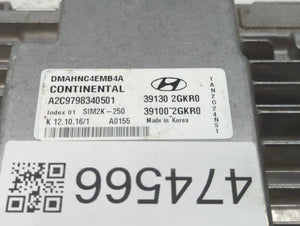 2017 Hyundai Santa Fe Sport PCM Engine Control Computer ECU ECM PCU OEM P/N:39130-2GKR0 39100-2GKR0, 39130-2GKR1, 39100-2GKR1 Fits OEM Used Auto Parts