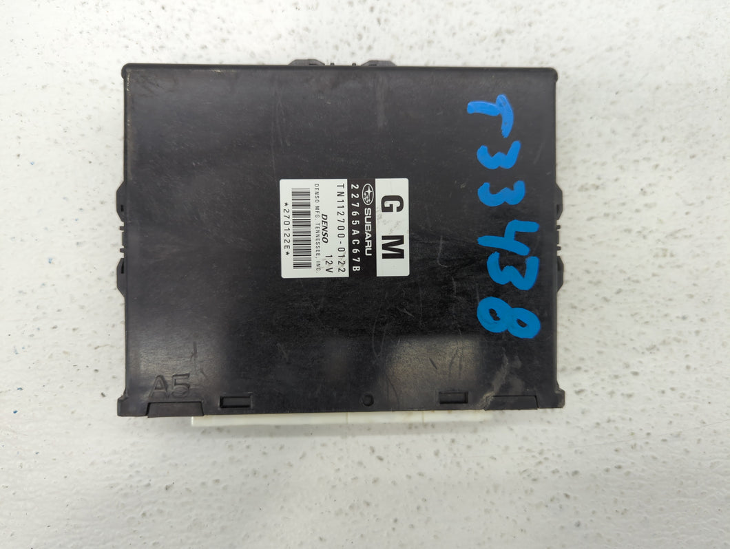 2012 Subaru Legacy PCM Engine Control Computer ECU ECM PCU OEM P/N:22765AC67B Fits OEM Used Auto Parts