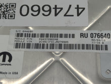 2018-2019 Chrysler Pacifica PCM Engine Control Computer ECU ECM PCU OEM P/N:P68372862AB P68434928AA Fits Fits 2018 2019 2020 OEM Used Auto Parts
