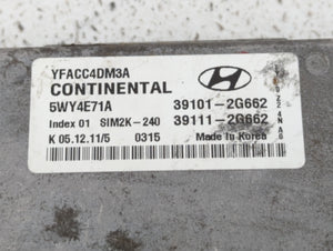 2011-2014 Hyundai Sonata PCM Engine Control Computer ECU ECM PCU OEM P/N:39111-2G662 39101-2G662 Fits Fits 2011 2012 2013 2014 OEM Used Auto Parts