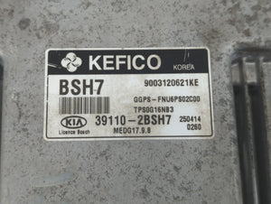 2015 Kia Soul PCM Engine Control Computer ECU ECM PCU OEM P/N:39110-2BSH7 Fits OEM Used Auto Parts