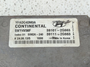 2011-2014 Hyundai Sonata PCM Engine Control Computer ECU ECM PCU OEM P/N:39111-2G663 39101-2G663 Fits Fits 2011 2012 2013 2014 OEM Used Auto Parts