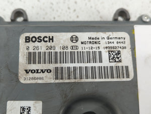 2012 Volvo S60 PCM Engine Control Computer ECU ECM PCU OEM P/N:1344 0576 1344 0798, 0 261 209 563, 0 261 209 108, 1343 0003 Fits OEM Used Auto Parts